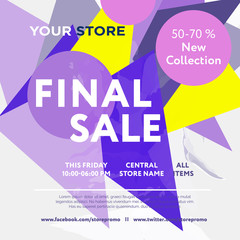 Obraz premium Final sale