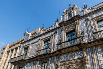 Gordijnen The House of Tiles (Casa de los Azulejos) - Mexico City, Mexico © diegograndi