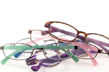 Colorful fashion eyeglasses