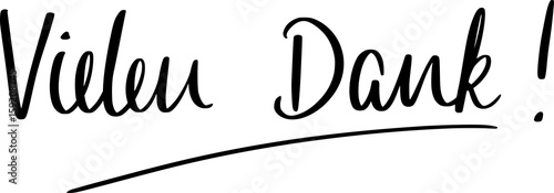 "Handschrift Vielen Dank" Stockfotos und lizenzfreie Vektoren auf