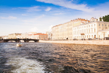 Fototapeta premium Saint Petersburg. Neva River day
