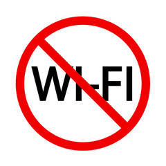 No internet sign