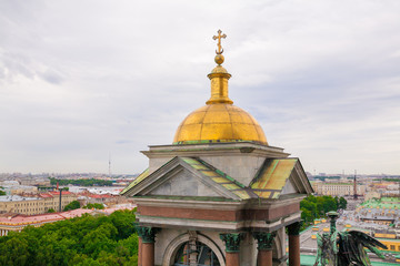 Saint Petersburg. City view from height Saint Isaac's Cathedral