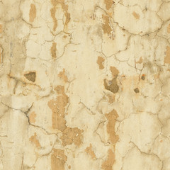 Peeling yellow wall seamless pattern