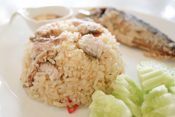 Mixed vegetable with chilli paste dip