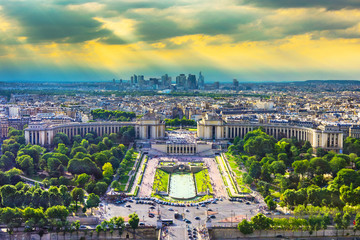 Paris over-view from Eiffel Tower