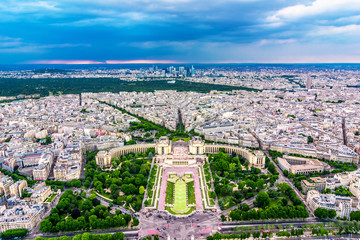 Paris over-view from Eiffel Tower