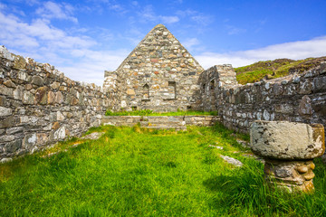 Fototapeta na wymiar Kilchiaran Church #2, Isle of Islay, Scotland
