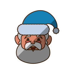 Santa claus cartoon icon vector ilustration graphic