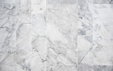 White marble tile background