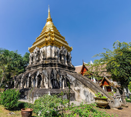 Fototapeta premium Wat Chiang Man in Chiang Mai, Thailand