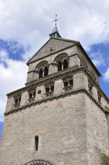 Fototapeta na wymiar Clocher de la Basilique Saint-Maurice (Epinal)
