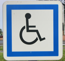 panneau handicap