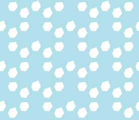 vector geometric hexagon seamless pattern background