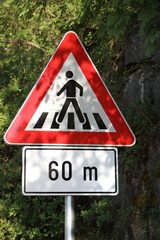 Fußgängerüberweg 60m