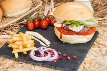 Still life sandwich for pub