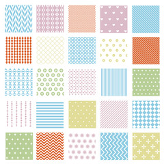 Set of seamless patterns