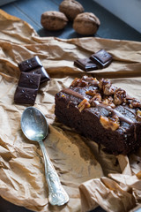 Schokokuchen mit Walnüssen