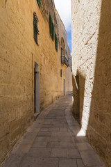Fototapeta na wymiar The Silent City of Mdina on Malta