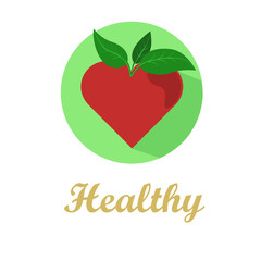 Healthy lifestyle icon