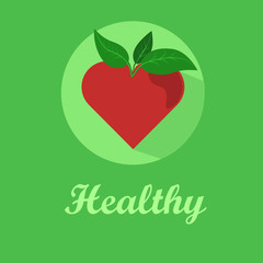 Healthy lifestyle icon