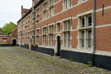 At the beguinage in Lier, Belgium.