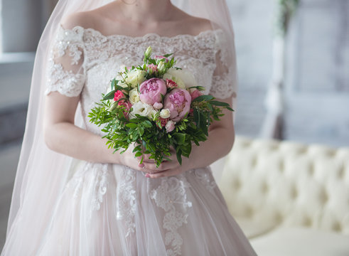 Flowers of the bride, wedding