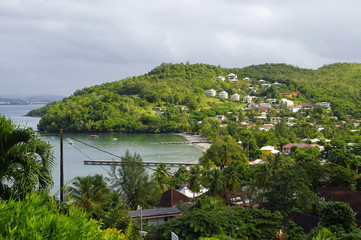 Fototapeta na wymiar Anse a l'Ane, Trois-Ilets, Martinique, Lesser Antilles