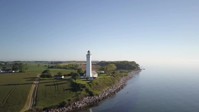 Lighthouse In Keldsnor, Denmark