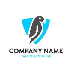 Unique Parrot Logo Template