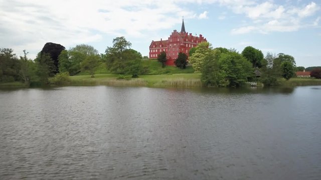 Denmark, Langeland, Tranekaer, Tranekaer Slot Castle, oldest inhabited building