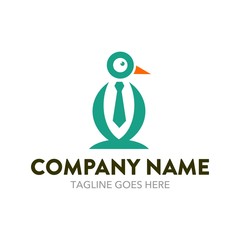 Obraz premium Unique Penguin Logo 