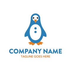 Unique Penguin Logo 