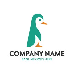 Unique Penguin Logo 