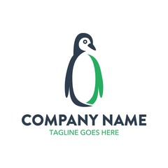 Obraz premium Unique Penguin Logo 