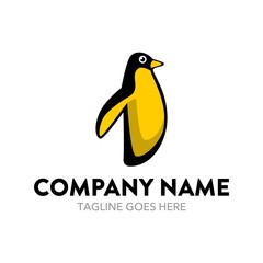 Unique Penguin Logo 