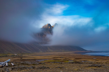 Naklejka premium Vesturhorn Mountain, Iceland