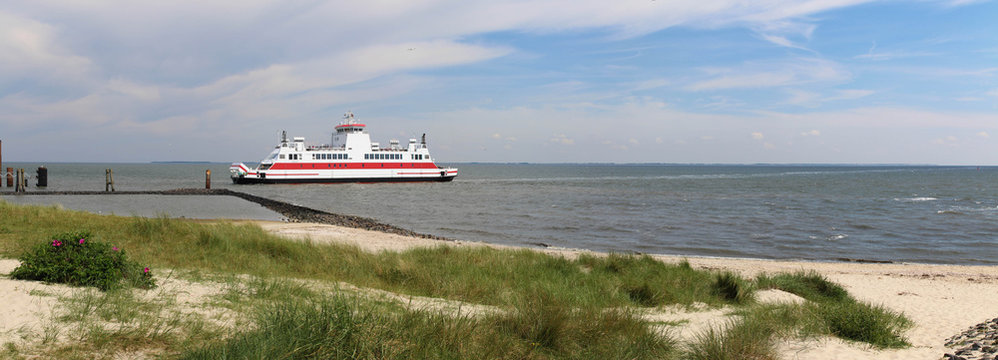 Autof&auml;hre zu den Nordseeinseln Amrum und F&ouml;hr - Panorama
