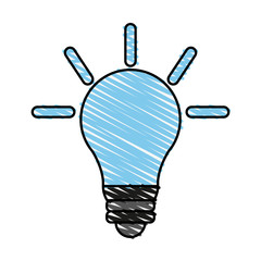 Fototapeta premium bulb illustration cartoon icon vector design graphic