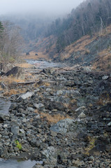 赤岩青巌峡の風景