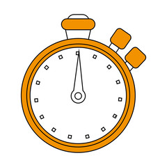 Obraz premium chronometer flat illustration icon vector design graphic