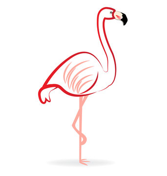 Flamingo icon logo