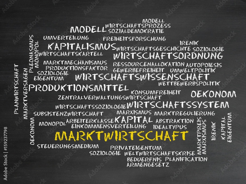 Sticker marktwirtschaft