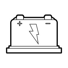 battery illustration cartoon icon vector design graphic