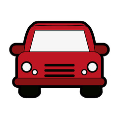 car flat illustration vector design graphic icon