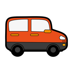 car flat illustration vector design graphic icon
