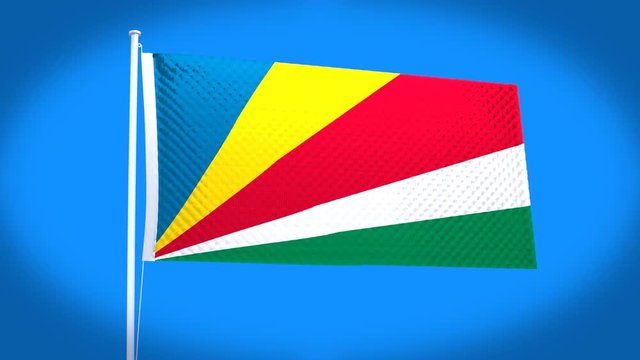 the national flag of Seychelles