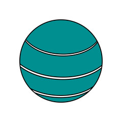ball sport blue icon vector illustration design graphic