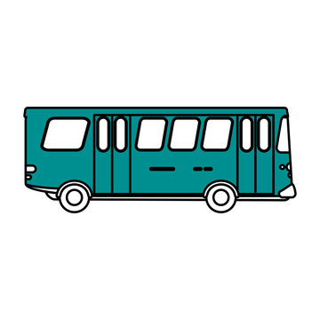 bus flat illustration icon vector design graphic cartoon