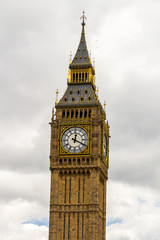 Fototapeta na wymiar Big Ben and Houses of parliament, London, UK
